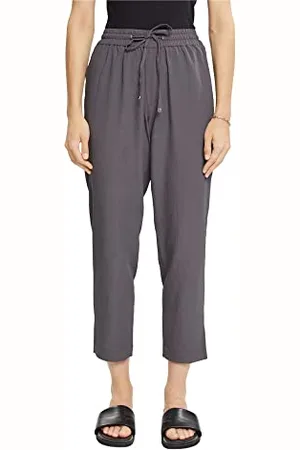 ESPRIT Damen Hose 052ee1b314, Anthracite, 32