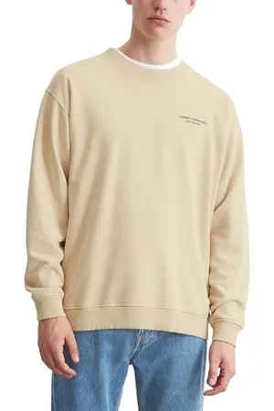 Marc O’ Polo Marc OߴPolo Denim Herren Sweatshirt aus Bio-Baumwolle Relaxed Fit, Braun , XL