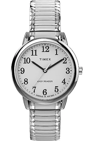 Timex Easy Reader Classic TW2V94700 Armbanduhr, für Damen, 30 mm, Edelstahlband