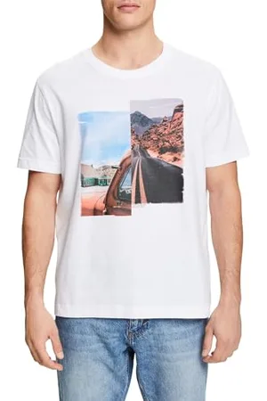 ESPRIT Herren 044ee2k327 T-Shirt, , XS