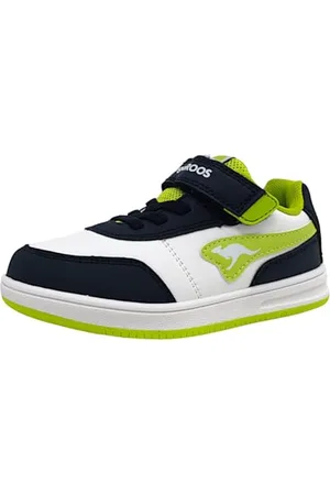 KangaROOS Jungen Unisex Kinder K-CPI Tive EV Sneaker, dk Navy/Lime, 25 EU
