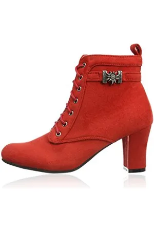 Hirschkogel by Andrea Conti Damen 3617400 Kurzschaft Stiefel, Rot (rot 021), 40 EU