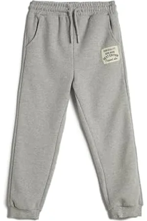 Koton Boys Jogger Sweatpants Soft Touch Drawstring Pockets Ribbed