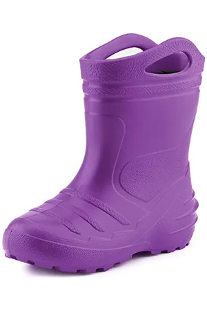 Ladeheid Gummistiefel Kinder federleichte Eva Regenstiefel für Mädchen und Jungen Thermo Gummistiefel gefüttert KL051 ( , 23 EU)
