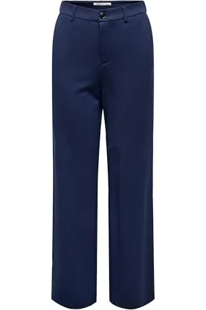 ONLY Damen Anzughose Onlpoptrash Life Hw Wide Pant PNT, , M / 32L