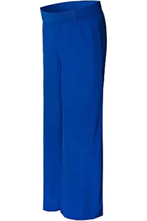 ESPRIT Damen Pants Woven Under The Belly Hose, Blau-441, 40