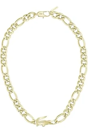 Lacoste Gliederhalskette Für Männer und Frauen Kollektion CROCODILE aus Edelstahl mit einem Charm in Form eines Krokodils - Erhältlich aus oder Silber