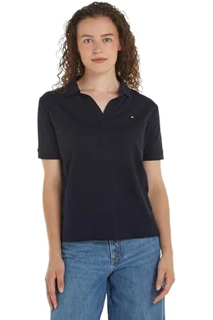 Tommy Hilfiger RLX OPEN PLACKET LYOCELL POLO SS Kurzarm Poloshirts Damen, , S