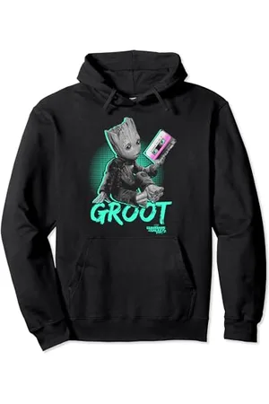 Marvel Wächter der Galaxie Neon Retro Baby Groot Pullover Hoodie
