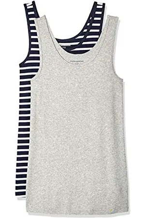 Amazon Damen Tanktop schlanke Passform, 2er-Pack, , XL