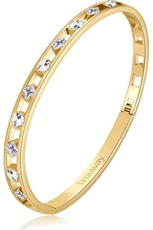 Brosway Armband WITH YOU für Damen aus Edelstahl mit Kristallen in der Farbe , Länge: 60 mm, BWY22