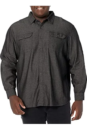 Wrangler Herren Klassisches Gewebtes Langarm-Shirt. لال او ل ر ا ول Langärmeliges Hemd. Button Down Shirts, , M