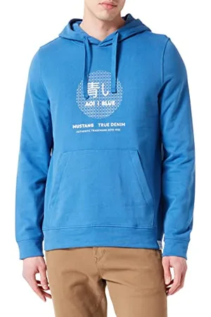 Mustang Herren Style Bennet H Print Kapuzenpullover, , L