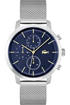 Lacoste Multi Zifferblatt Quarz Uhr für Herren mit Silbernes Edelstahlarmband - 2011256