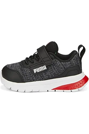 PUMA Unisex Baby Evolve Street AC+ INF Sneaker, Black White RED, 20 EU