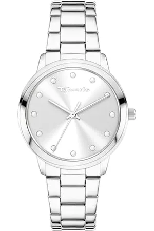 Tamaris Damen Analog Quarz Uhr mit Edelstahl Armband TT-0152-MQ