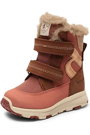 Bisgaard Kinder Stiefeletten/Winterstiefel Spencer Rosa Leder Textil wasserfest, Größe:23, Farbauswahl: /pink