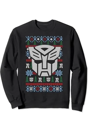 TRANSFORMERS Christmas Autobots Retro Ugly Sweater Style Sweatshirt