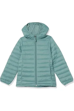 Amazon Mädchen Leichte, Wasserabweisende, verstaubare Kapuzenjacke, , 5 Jahre