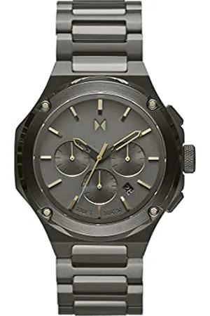 MVMT Chronograph Quarz Uhr für Herren mit Graues Edelstahlarmband - 28000153-D