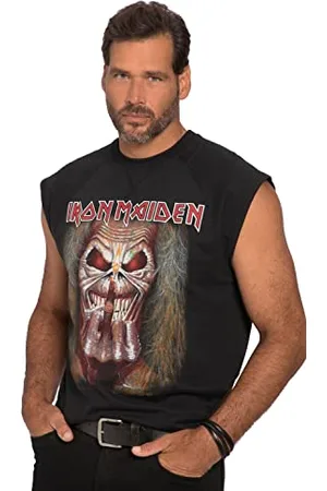 JP 1880 Herren große Größen Übergrößen Menswear L-8XL Tanktop, Bandshirt, Iron Maiden 6XL 818568100-6XL