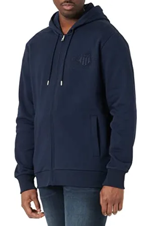 GANT Herren REG Tonal Shield Full Zip Hoodie Kapuzenpullover, , L