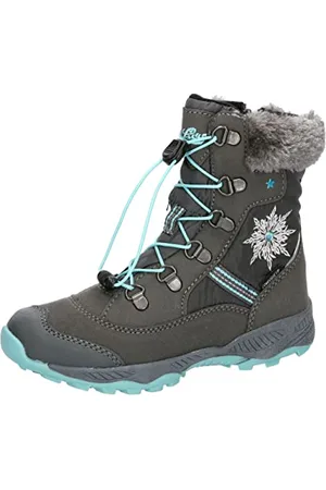 LICO Marie Schneestiefel, grau/türkis, 29 EU