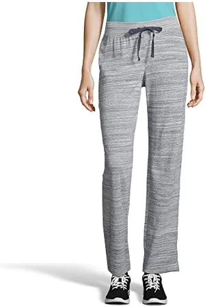Hanes Damen French Terry Hose, Navy Spacedye, M