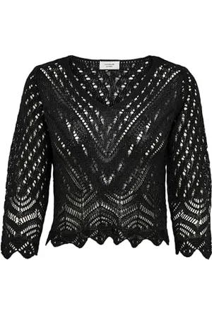 JDY Damen new Sun 3/4 Cropped KNT Noos Strickpullover, , L EU