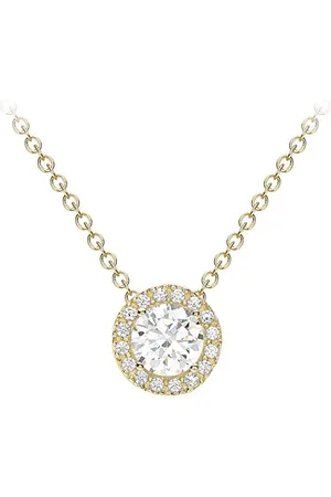 Amazon Halskette aus 9-karätigem mit kubischen Zirkonia (ehemals Amazon Collection)