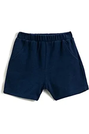 Koton Baby Boy Basic Shorts Waffle Textured Pockets Elastic Waistband