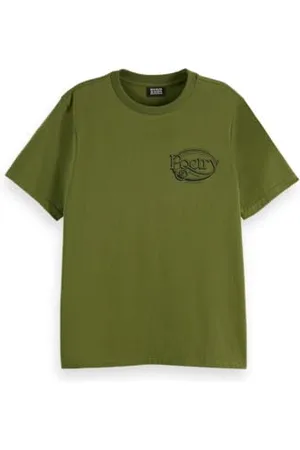 Scotch&Soda Regular Fit T-Shirt with Small Chest Artwork