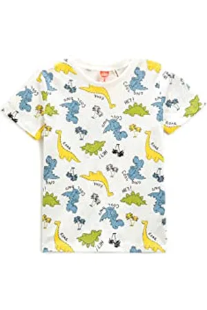 Koton Baby - Jungen Dinosaur Printed Short Sleeve Crew Neck T-Shirt, , 18-24 Monate EU