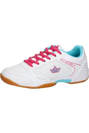LICO Damen Speed Indoor Hallenturnschuhe, Weiss/Pink/Türkis, 40 EU