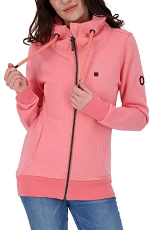 alife kickin ALIFE and Kickin VivianAK Sweatjacket – Damen Sweatjacke – Leichte Jacke mit Reißverschluss – Zipper Kapuzenjacke - Perfekt für Übergangszeiten S