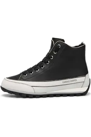 Candice Cooper Damen Janis Strip Plus Chic Fur Sneaker, , 38 EU
