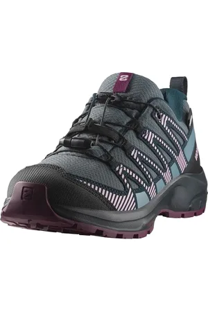 Salomon XA Pro V8 Clima Waterproof Unisex Kids Hiking and Running Shoes, Precise fit, All-Terrain Grip, and Sporty Look, Neptune., 1