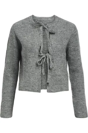 Object Female Strickjacke Kurzer Wollgemisch