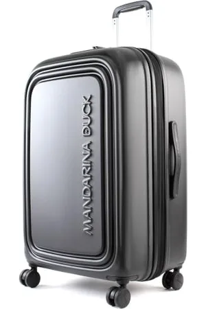 Mandarina Duck LOGODUCK + Trolley MEDIUM EXP Black 45x69x32/35(BxHxB)