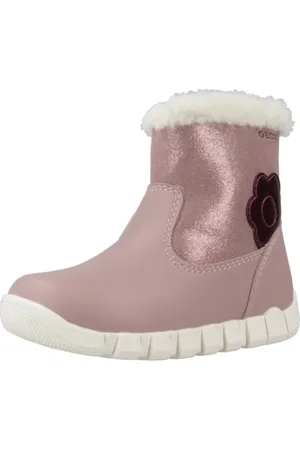 Geox Baby-Mädchen B IUPIDOO Girl B Ankle Boot, Antique Rose/Prune, 22 EU