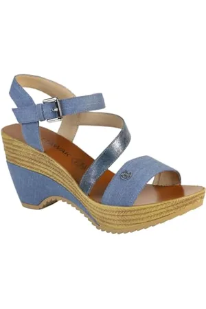 Chattawak Damen 18hmaellejeans36 Sandale mit Absatz, , 36 EU