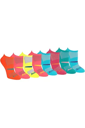 Saucony Damen Rundry Performance Super Lite No-Show Athletic Pairs Socken, , M (8er Pack)