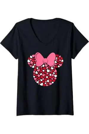 Disney Damen Minnie Mouse Icon Pink Hearts Valentine