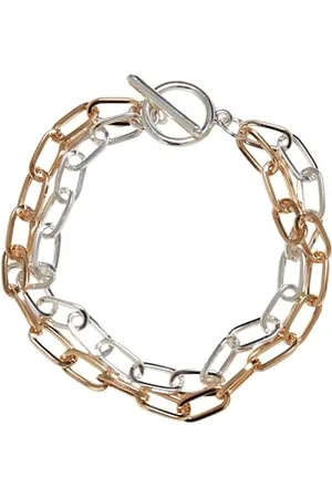 Urban classics Unisex Armband Bicolor Layering Bracelet, Farbe , Größe L/XL