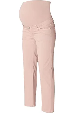 ESPRIT Damen Pants Denim Over The Belly Straight 7/8 Jeans, Blush-665, 62