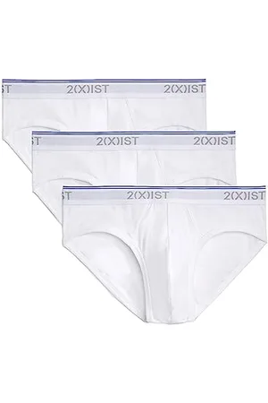 2Xist )IST Baumwoll-Stretch-Unterhose, 3 Stück - Weiß - Medium