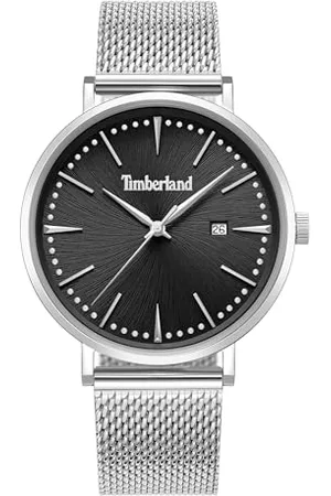 Timberland Herren Analog Quarz Uhr mit Edelstahl Armband TDWGH0029302