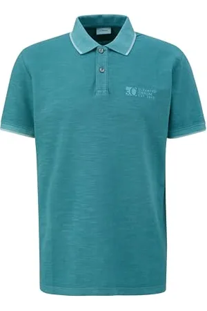 QS by s.Oliver Poloshirt mit Logo Print