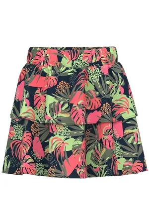 NAME IT Mädchen Nkfvinaya Skirt Fff Noos, /Print:tropical, 152
