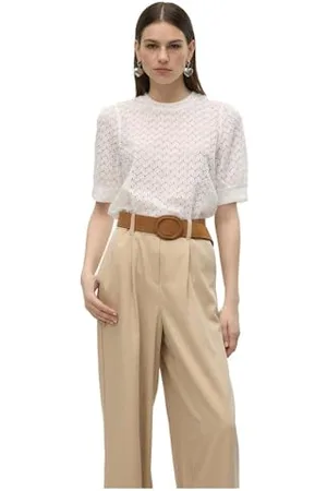 VERO MODA VMBECCA LACE SS O-Neck TOP JRS GA NOOS